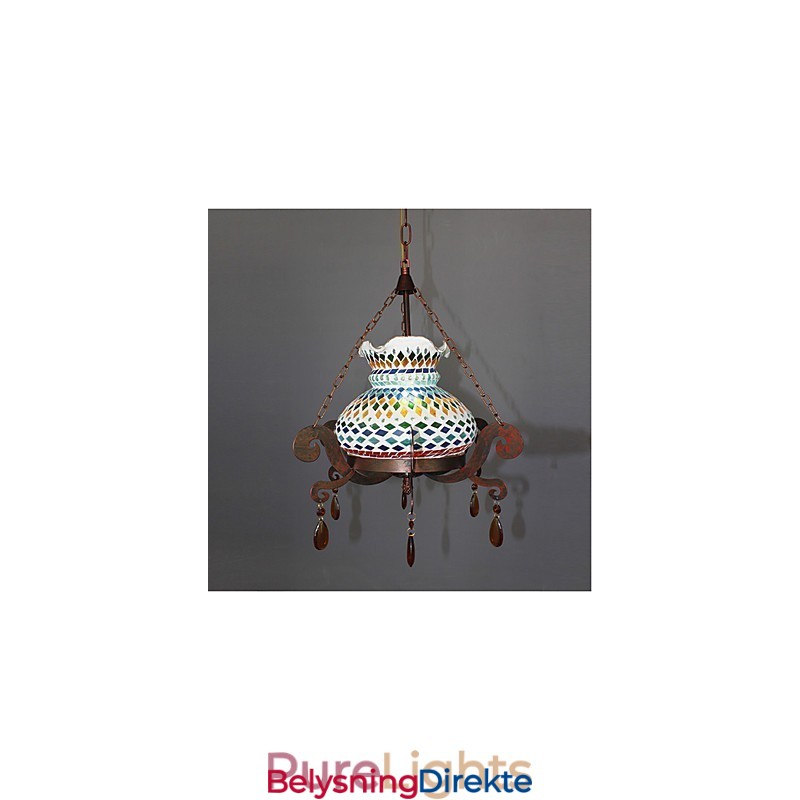 Enkel Vintage Lysekrone I Pastoral Industriell Kunst Med Én Sete