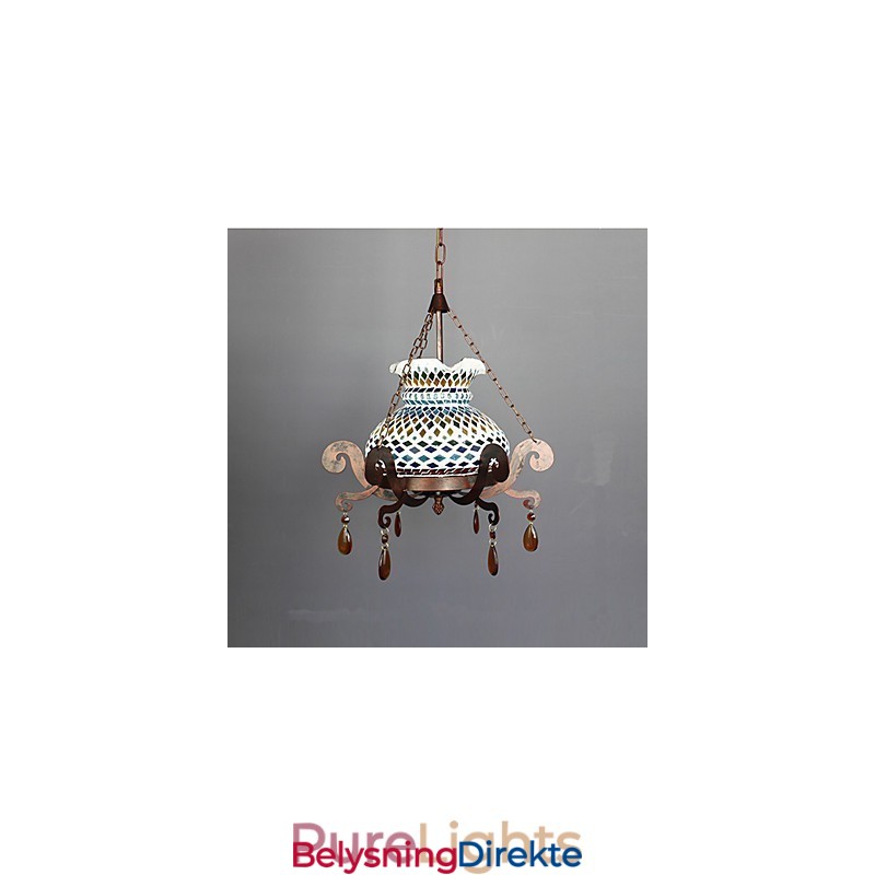 Enkel Vintage Lysekrone I Pastoral Industriell Kunst Med Én Sete