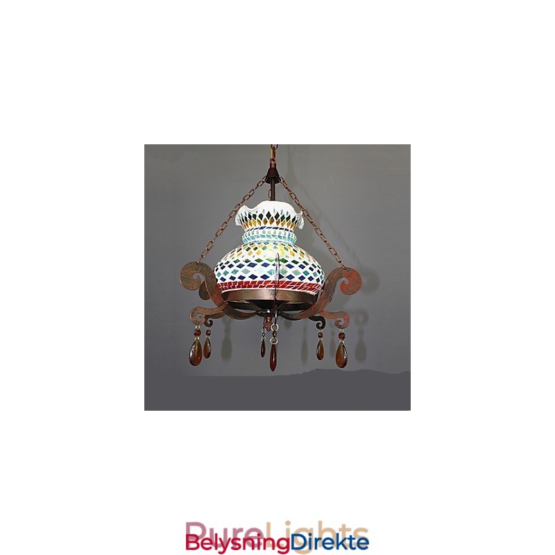 Enkel Vintage Lysekrone I Pastoral Industriell Kunst Med Én Sete