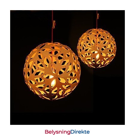 Lysekrone I Ministil, Lykt I Tre, Bambus