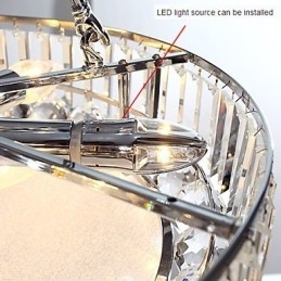 Pendellamper Krystall Moderne Samtids Glass