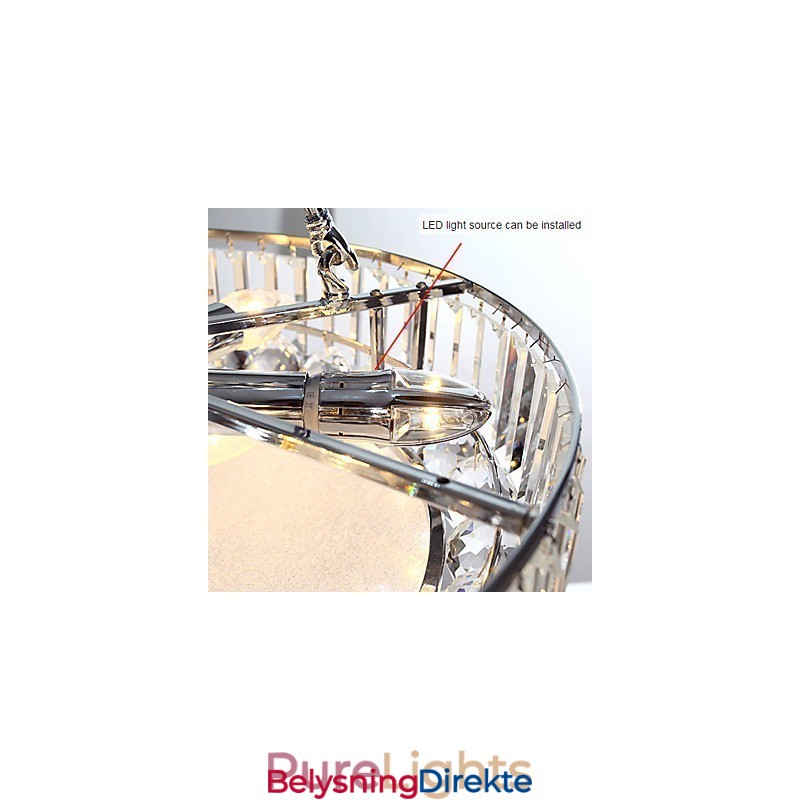 Pendellamper Krystall Moderne Samtids Glass