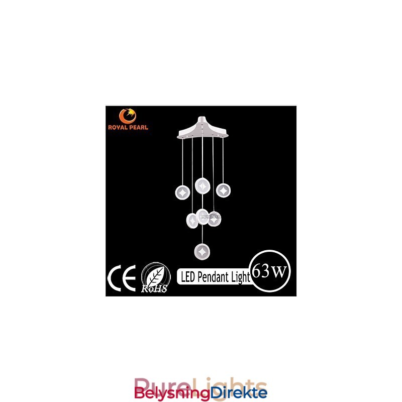 63W Pendellampe Moderne Dekorativ Belysning For Hjemmet