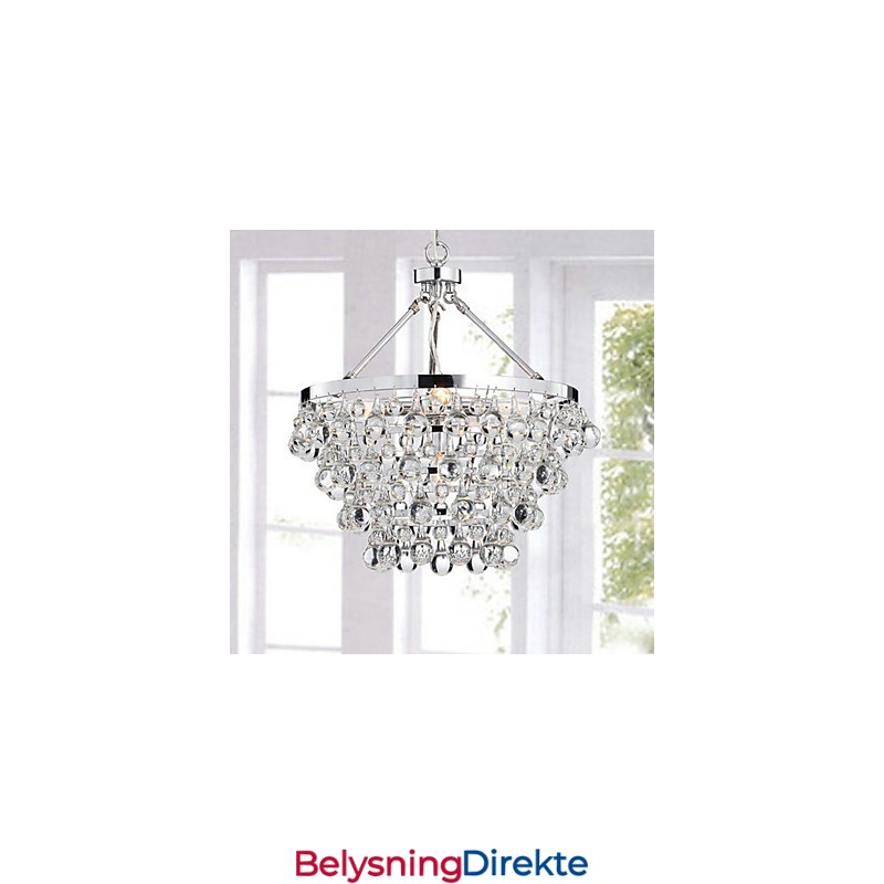 Tradisjonell Klassisk Krystallkrone I Metall