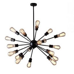 Moderne Pendellampe Med 20 Lys I Radial Design