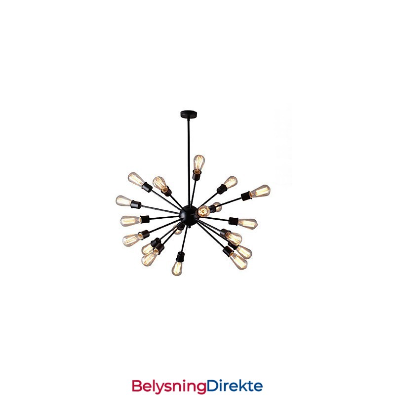 Moderne Pendellampe Med 20 Lys I Radial Design