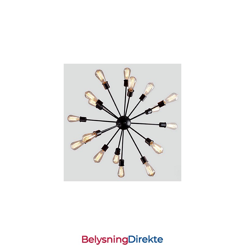 Moderne Pendellampe Med 20 Lys I Radial Design