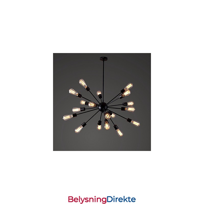 Moderne Pendellampe Med 20 Lys I Radial Design