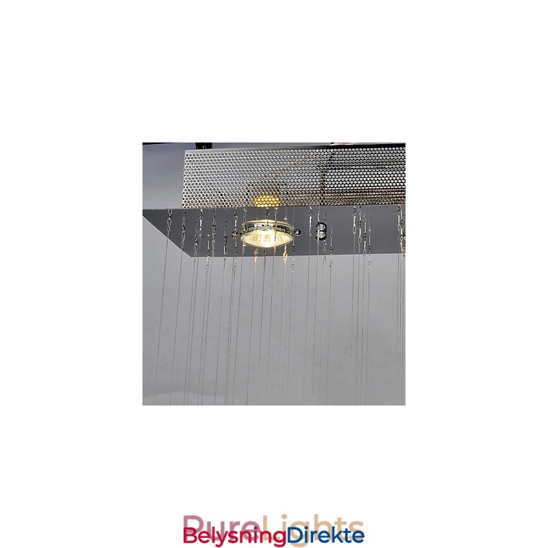 Tradisjonell Klassisk Krystallkrom Metall Innfelt Montering