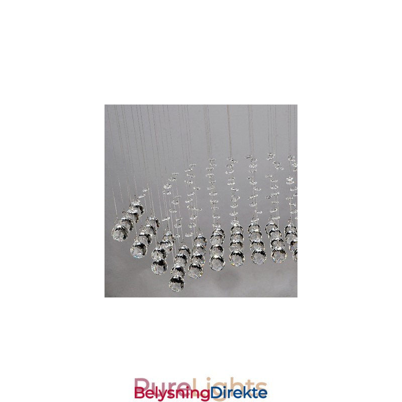 Tradisjonell Klassisk Krystallkrom Metall Innfelt Montering