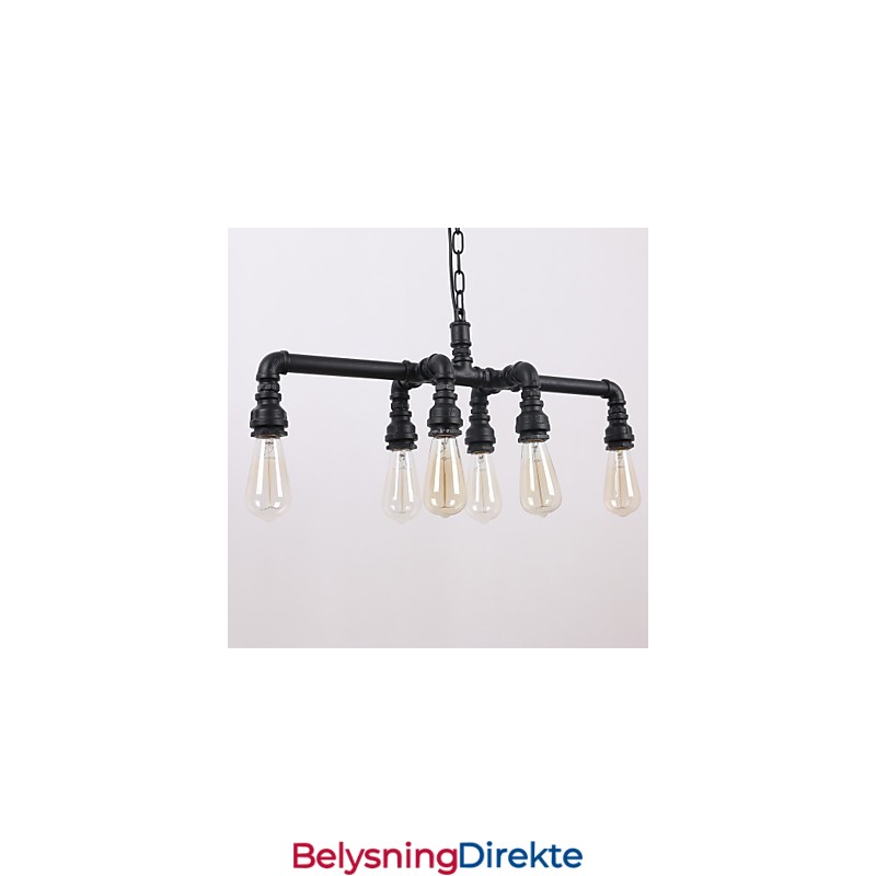 Vannrør Retro Plating Lys Maleri Pendel