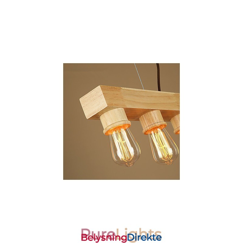 Pendellamper Landlig Tre Bambus