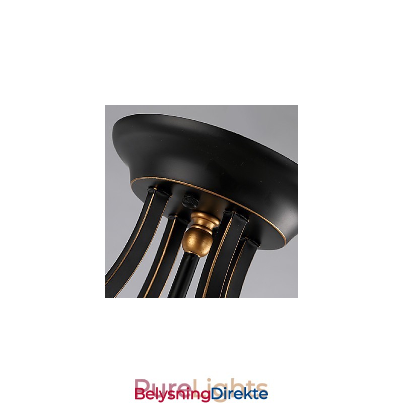 Moderne, Moderne, Mini-Stil, Galvanisert Metalllysekrone