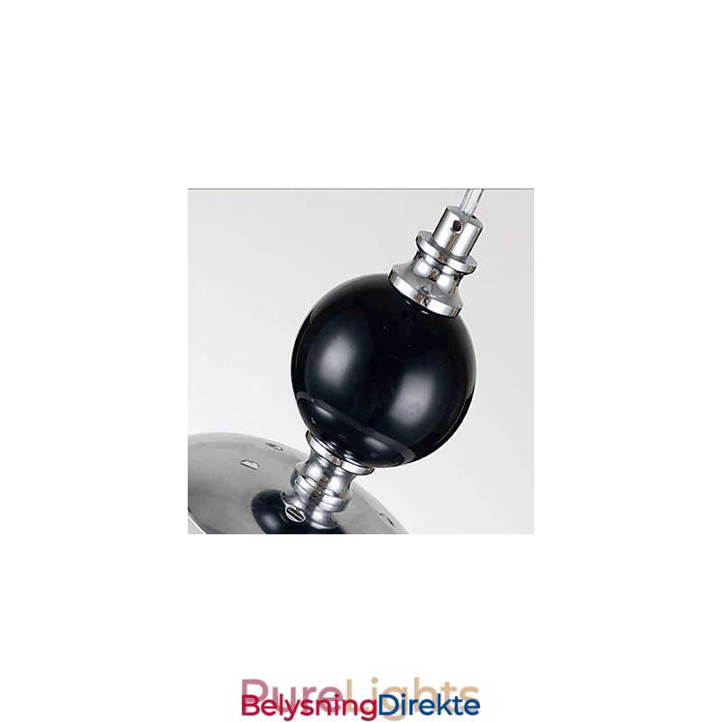 Klassisk Moderne Fotball Rund Pendellampe Med 3 Lys