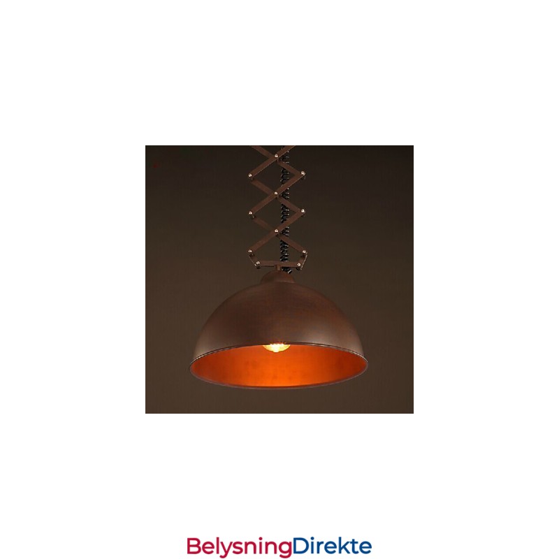 Lampeskjerm Svart Smijerns Fleksibel Lysekrone Industriell Lager Kafé Lokk Lysekrone