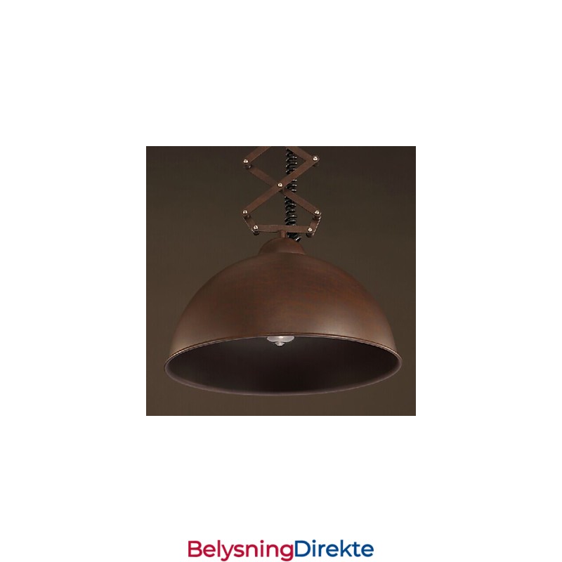 Lampeskjerm Svart Smijerns Fleksibel Lysekrone Industriell Lager Kafé Lokk Lysekrone