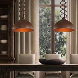 Lampeskjerm Svart Smijerns Fleksibel Lysekrone Industriell Lager Kafé Lokk Lysekrone