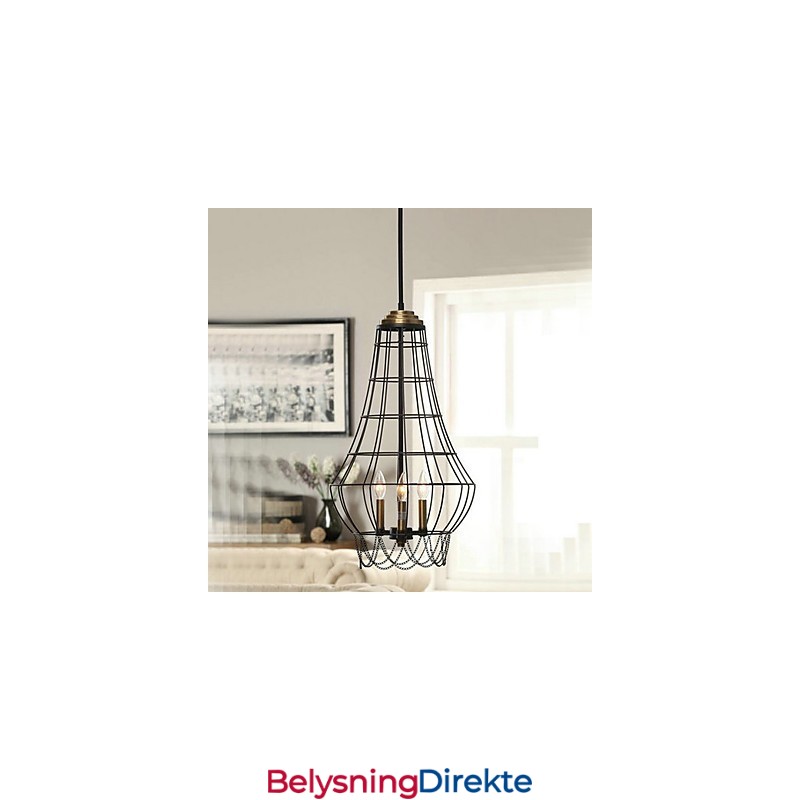 Landlig Mini-Stil Maleri Metall Pendellampe