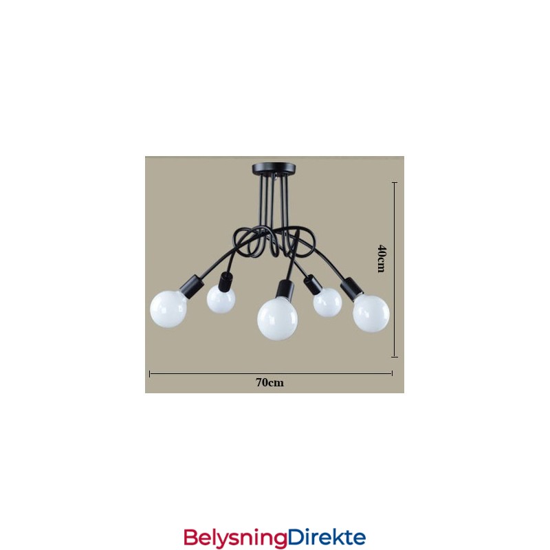 Pendellamper Moderne Samtids Metall