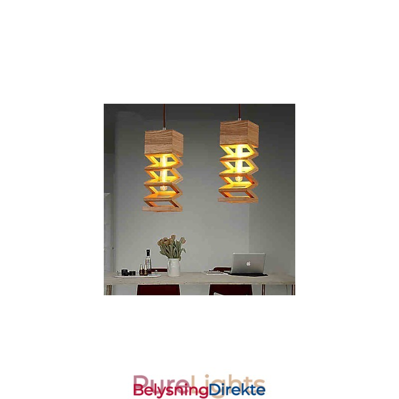 Pendellamper Landlig Tre Bambus