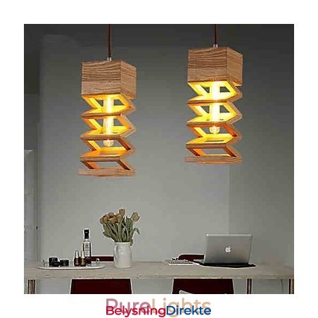 Pendellamper Landlig Tre Bambus