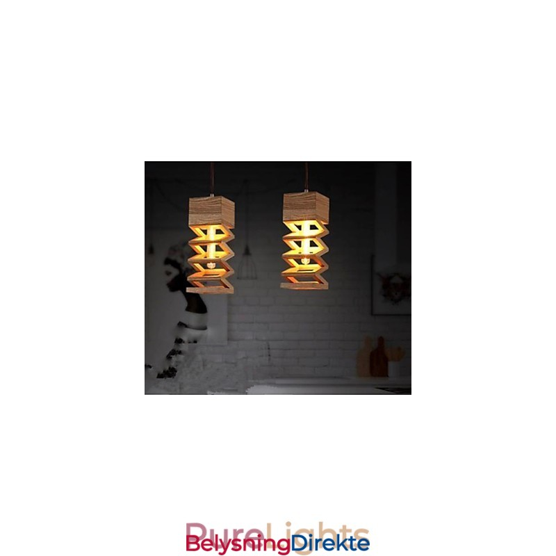 Pendellamper Landlig Tre Bambus