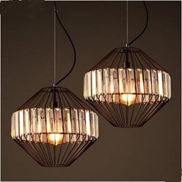 Vintage Smijerns Fugleburslysekrone I Krystall