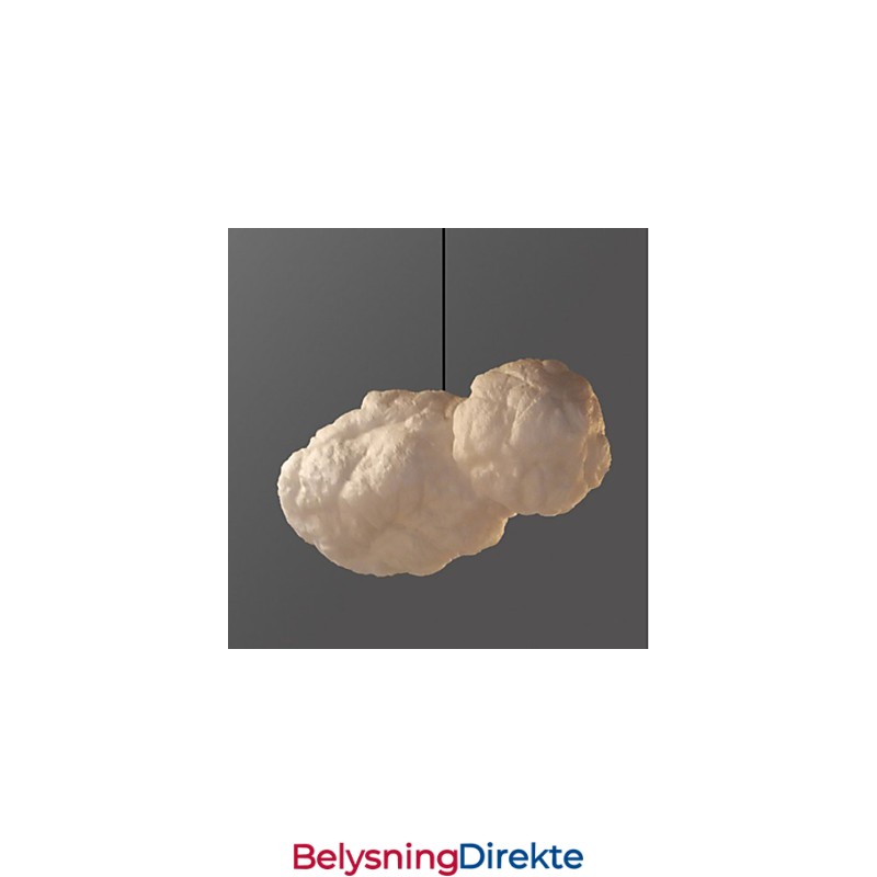Bomullslampe Leisure Cloud Pendel