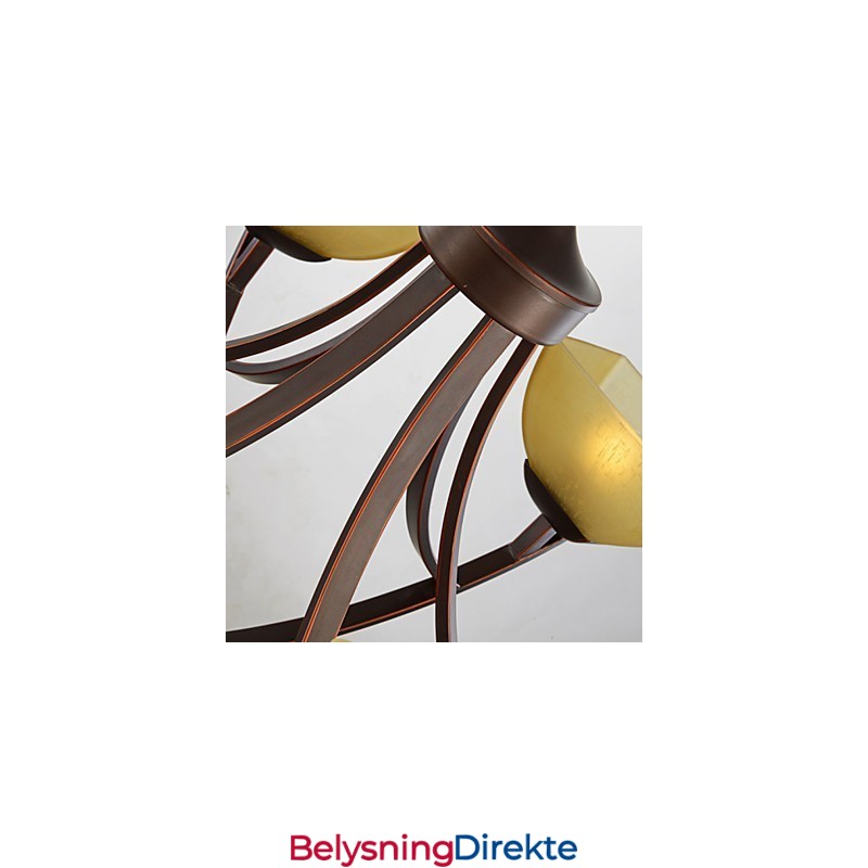 Lysekrone 4 Lys Tradisjonell Klassisk Vintage Metall