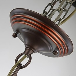 Lysekrone 4 Lys Tradisjonell Klassisk Vintage Metall