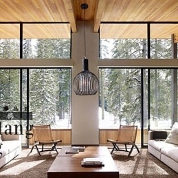 Moderne Og Moderne Lykt I Krystall I Ministil Med Galvanisert Pendellampe