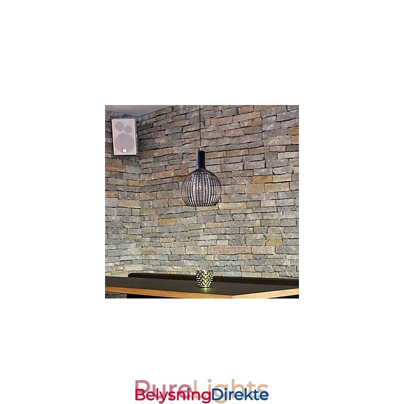 Moderne Og Moderne Lykt I Krystall I Ministil Med Galvanisert Pendellampe