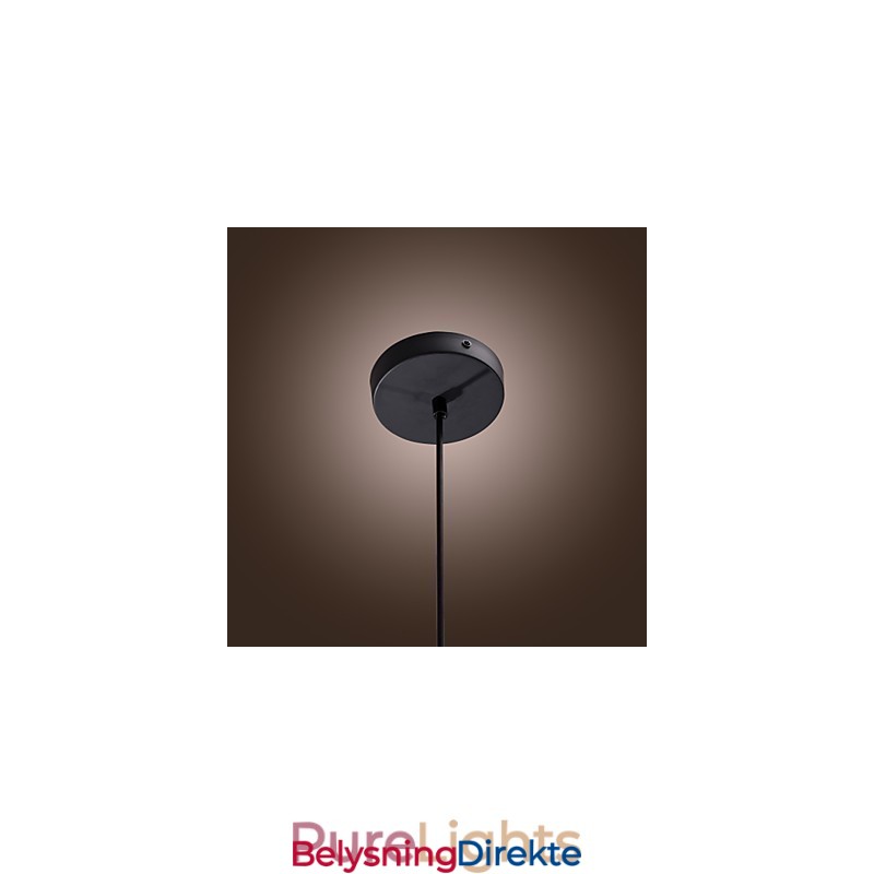 Moderne Og Moderne Lykt I Krystall I Ministil Med Galvanisert Pendellampe