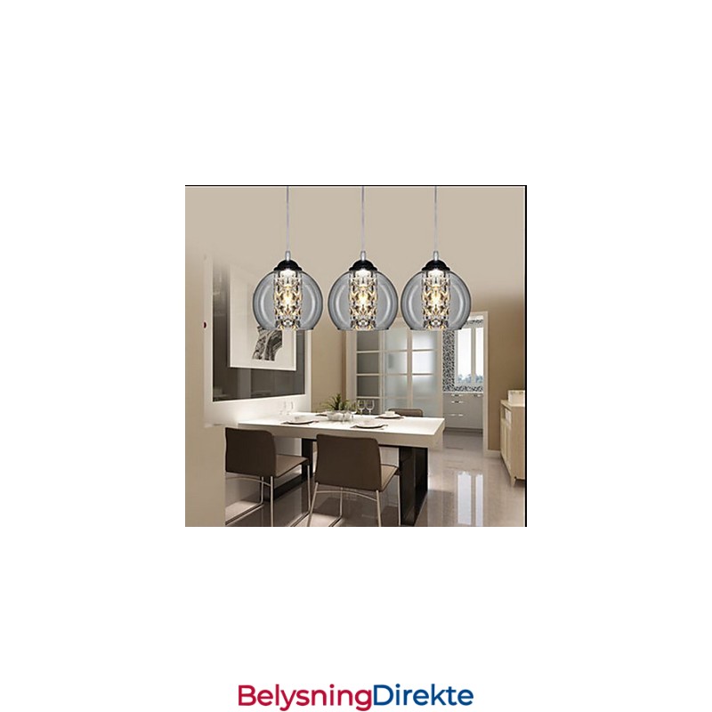 Glass Ball Pendellampe Tre