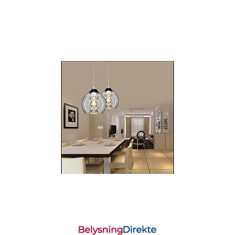 Glass Ball Pendellampe Tre