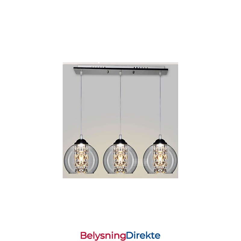 Glass Ball Pendellampe Tre