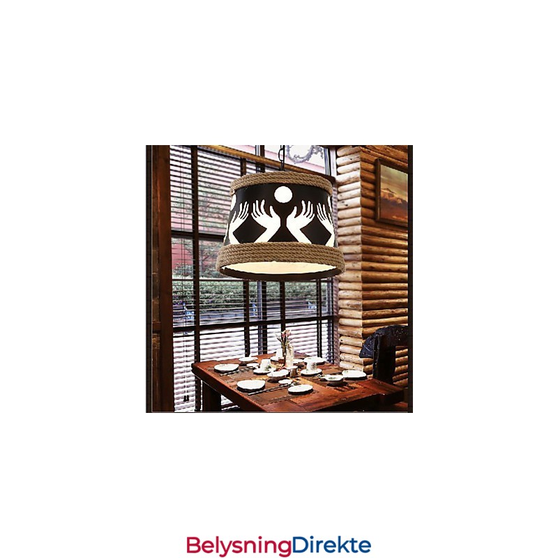 Hamp Amerikansk Retro Kafé Enkel Pastoral Lysekrone