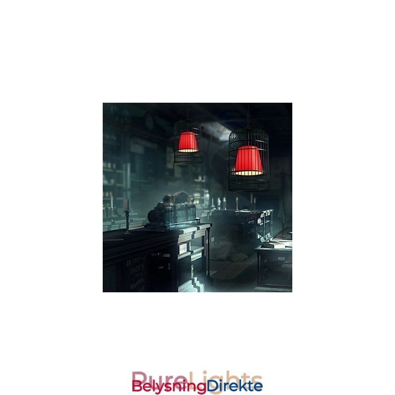 Lysekrone Tradisjonell Klassisk Retro Lanterne Metall