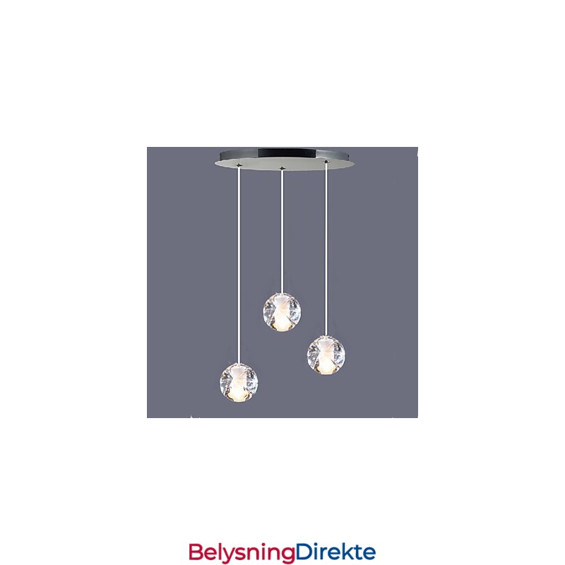 Krystallglasslysekrone Hail 3B