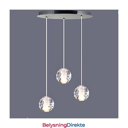 Krystallglasslysekrone Hail 3B