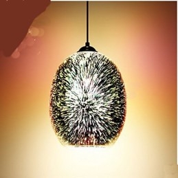 Enkelt Bord 3D Glass Kreativt Anheng