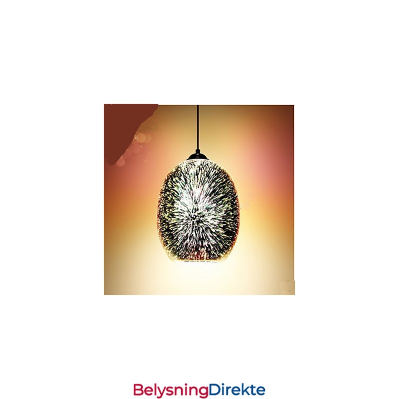 Enkelt Bord 3D Glass Kreativt Anheng