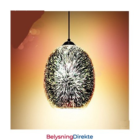 Enkelt Bord 3D Glass Kreativt Anheng