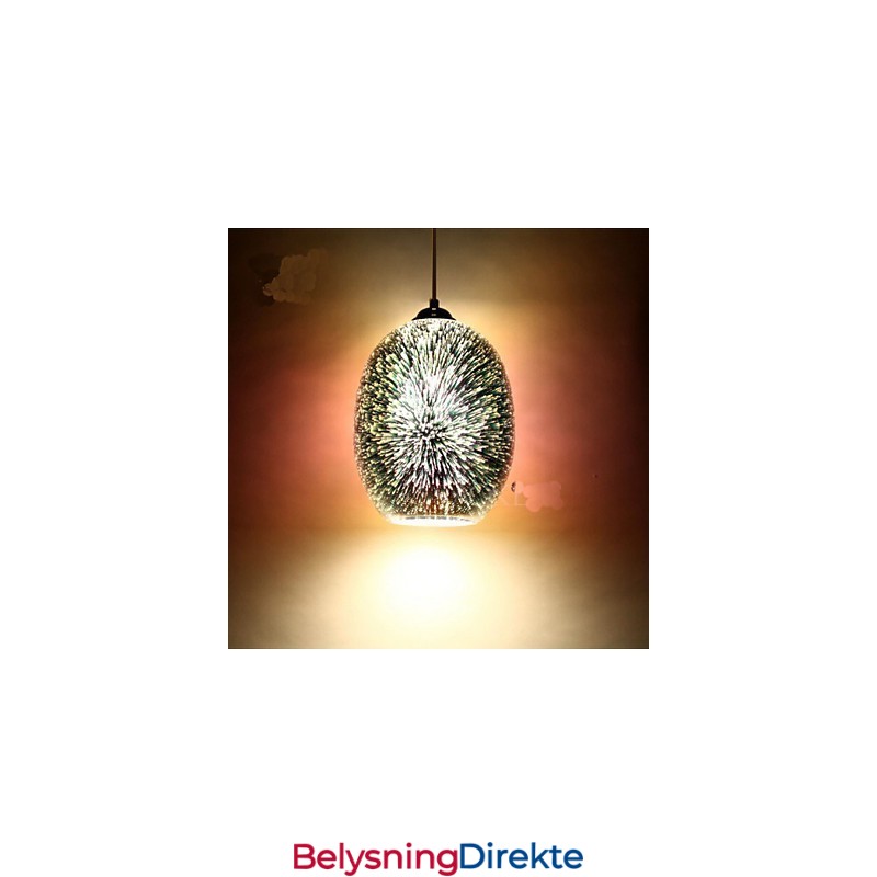 Enkelt Bord 3D Glass Kreativt Anheng