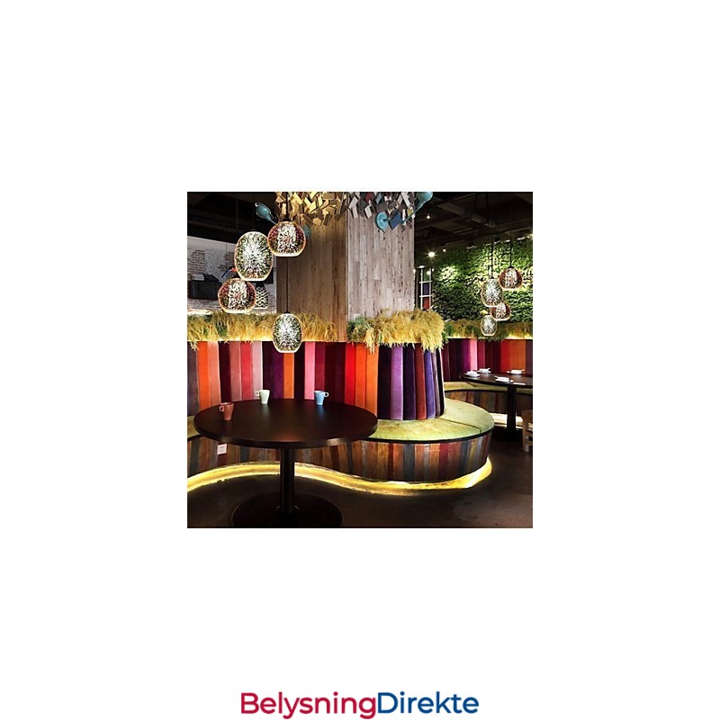 Enkelt Bord 3D Glass Kreativt Anheng