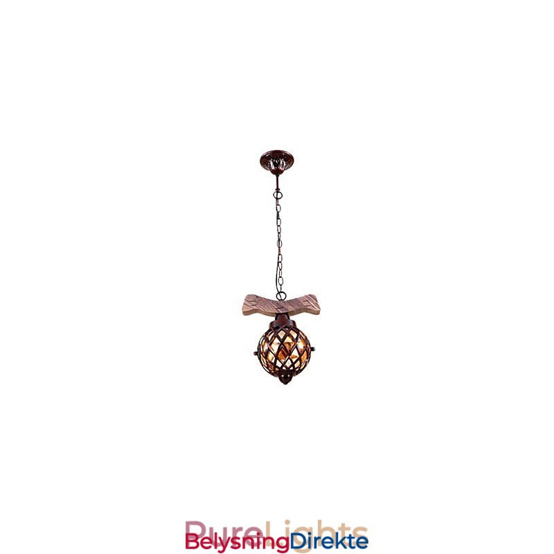 Lysekrone Anhengslampe I Ministil, Tradisjonell Klassisk Landlig Kule