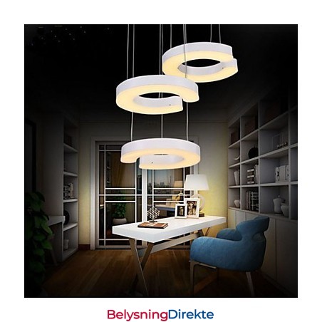 Tre C-Type Akryl Lysekrone Lysekrone