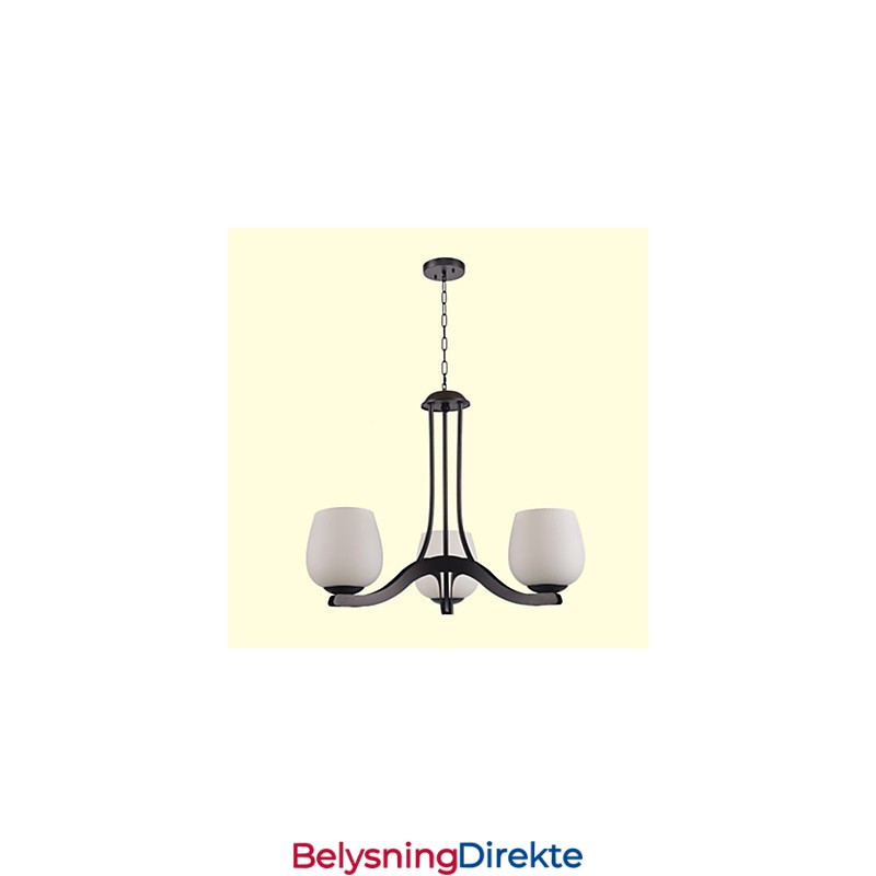 Tradisjonell Klassisk Retro Mini-Stil Maleri Metalllysekrone