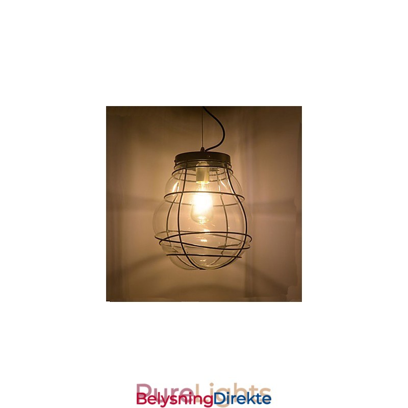 Nord-Europa Enkel Moderne Kreativ Glass Retro Pendellampe