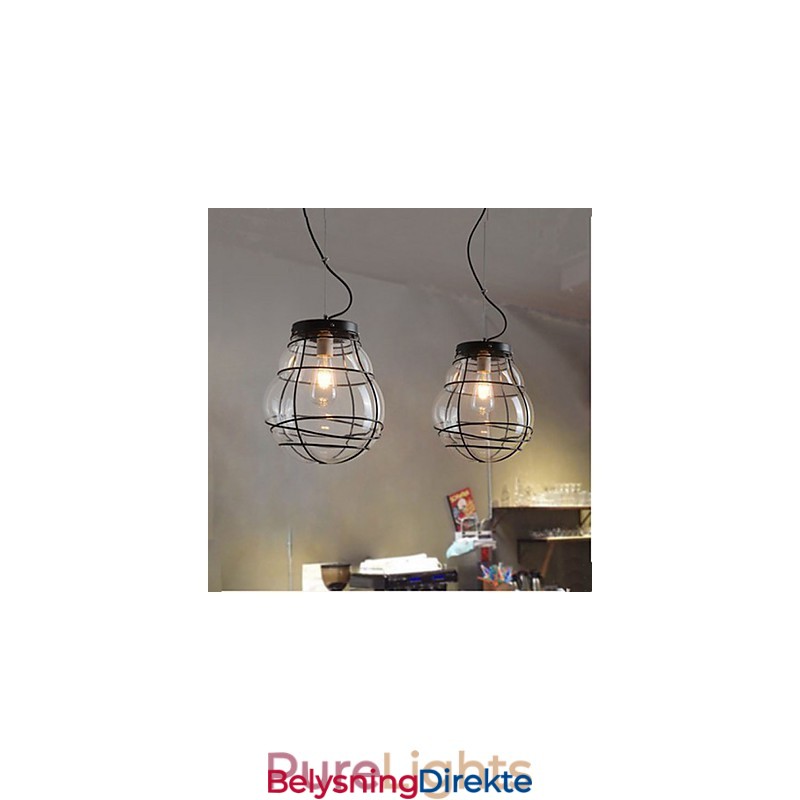 Nord-Europa Enkel Moderne Kreativ Glass Retro Pendellampe